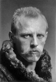Fridtjof Nansen quote. I demolish my bridges behind me...then there is no choice but to move forward